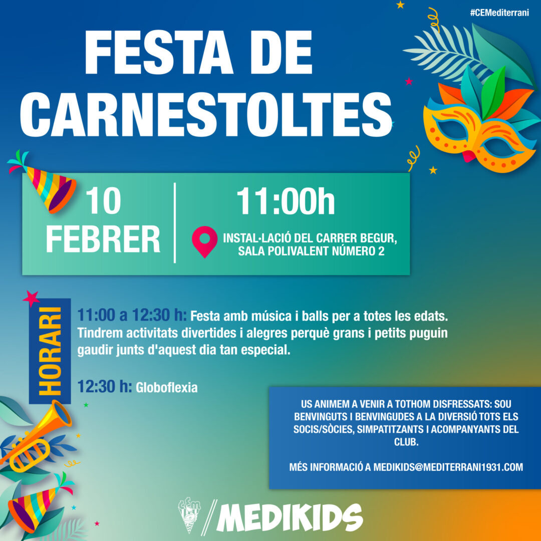 Carnestoltes al CEMediterrani 2024