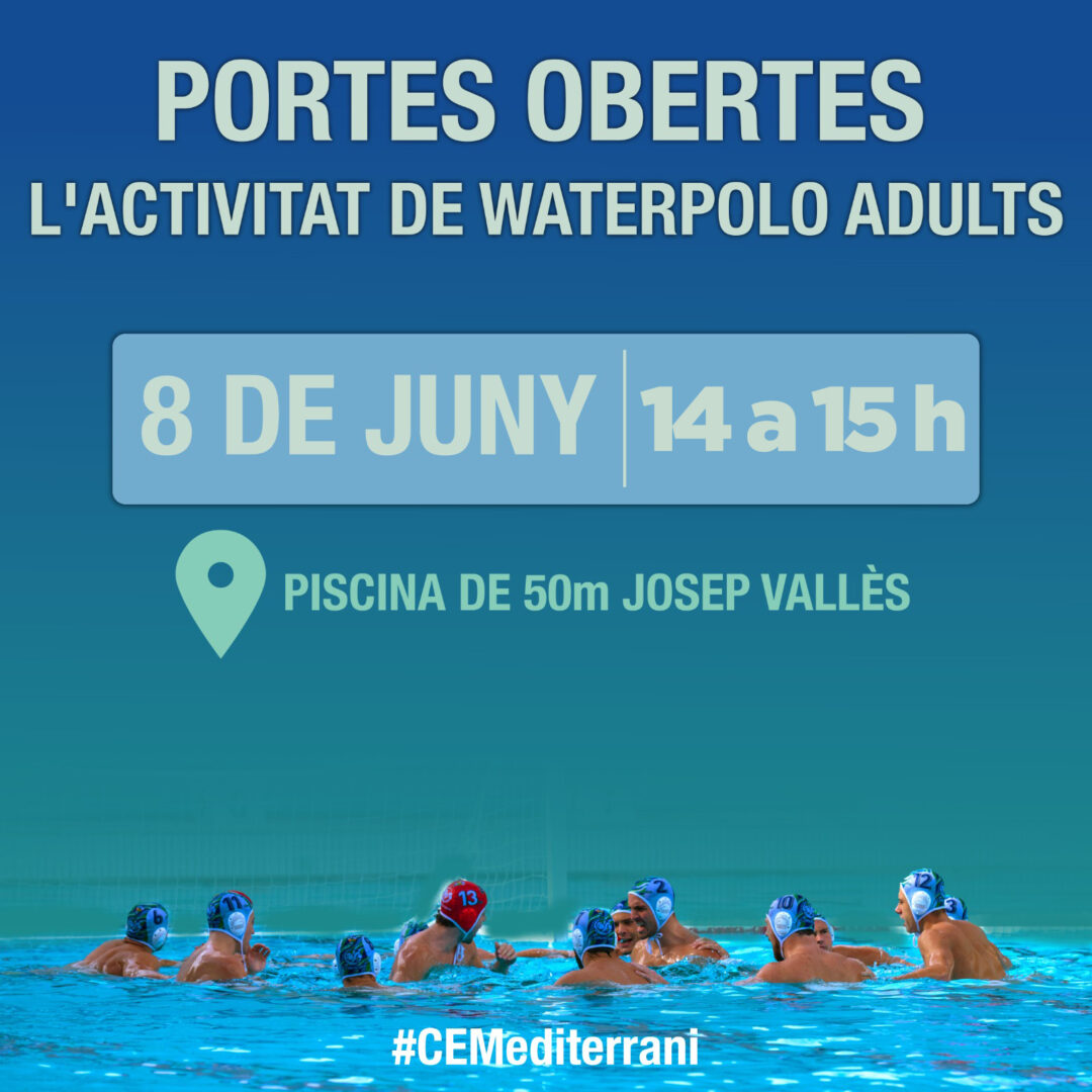 Portes obertes waterpolo adults 2024