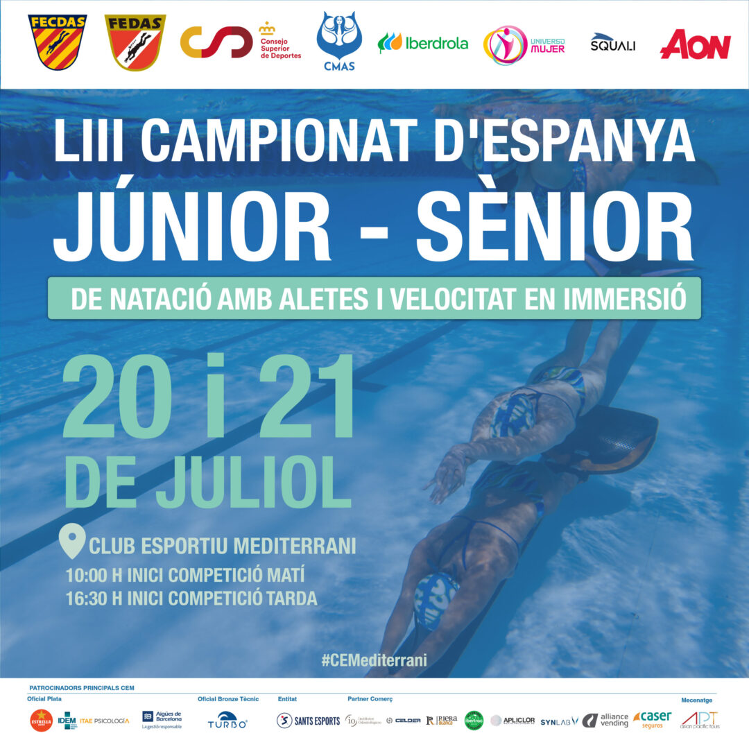 Campionat d’Espanya natació amb aletes 2024