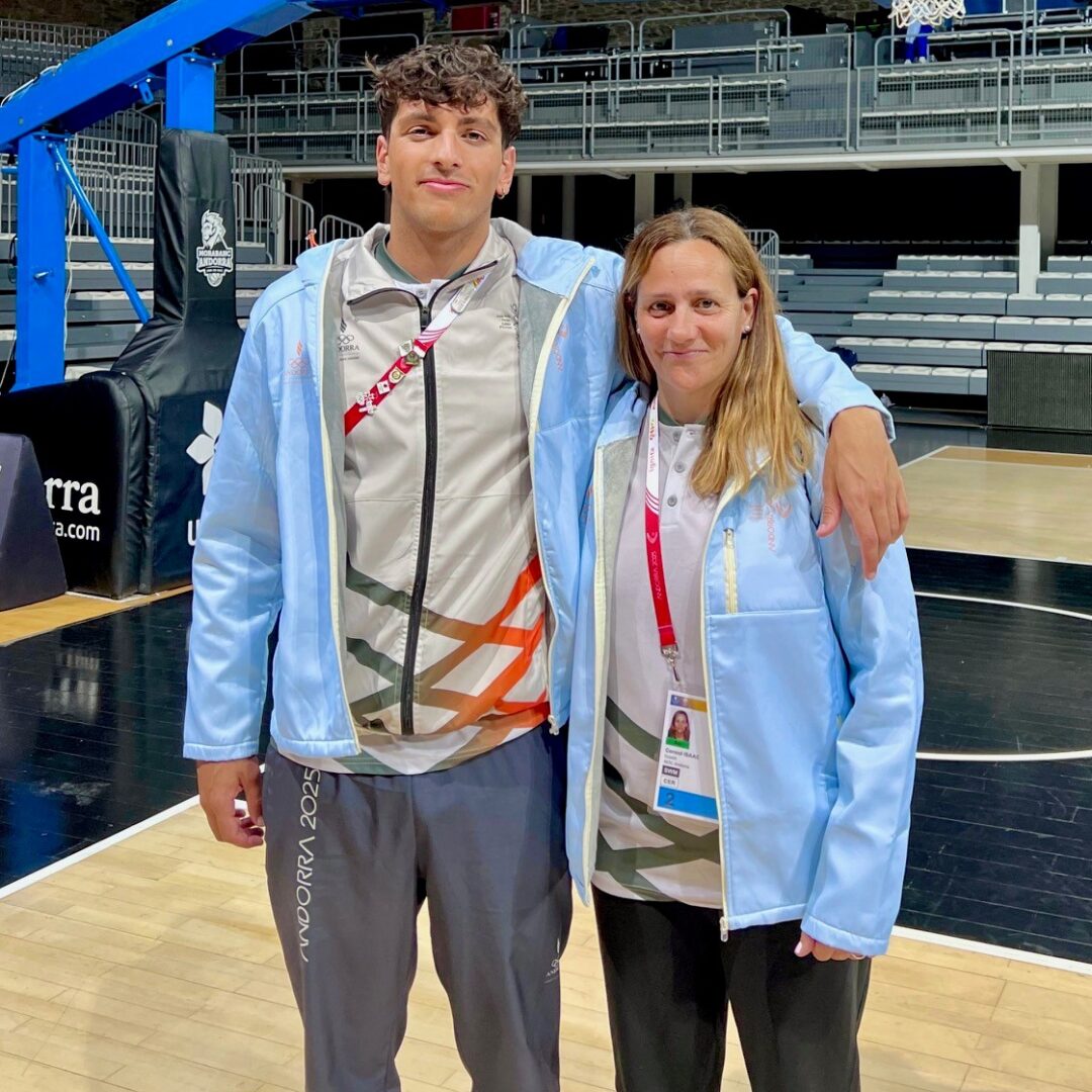 Patrick Pelegrina i Consol Isaac als Jocs dels Petits Estats d’Europa