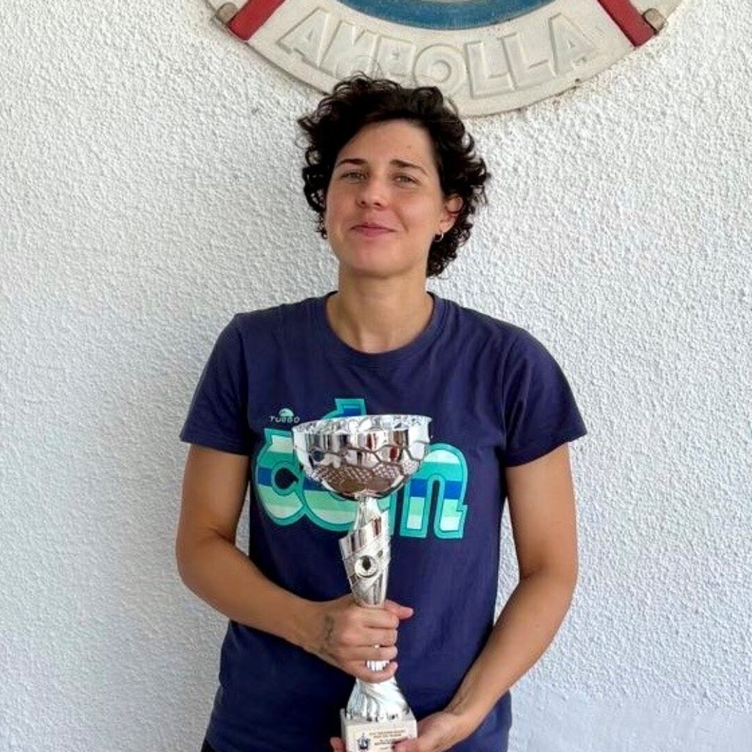 Cinta Altadill, 1a al Port del Fangar-L’Ampolla en la categoria +30