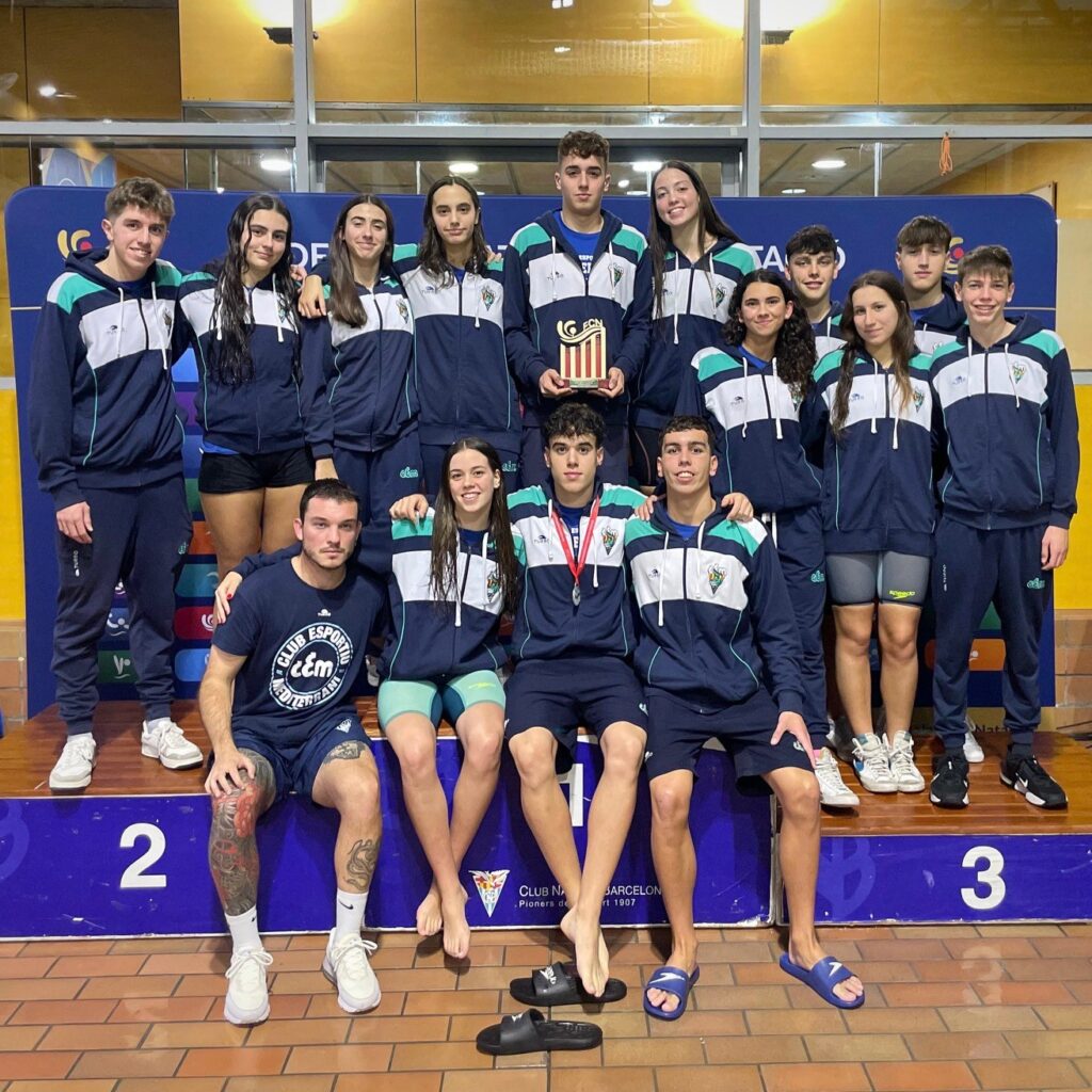 Tercers al Campionat de Catalunya Júnior de Natació
