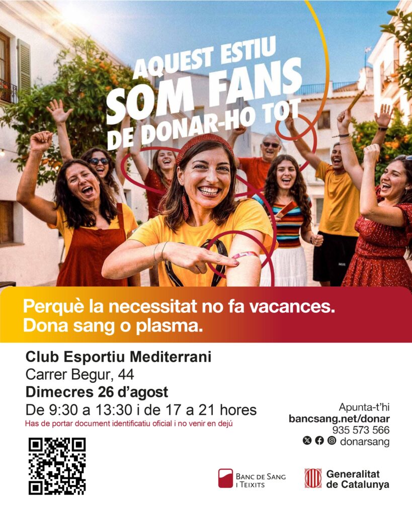 Donació de sang i visita guiada al Banc de Sang i Teixits