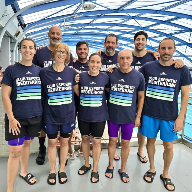 𝐈𝐗 𝐓𝐑𝐎𝐅𝐄𝐔 𝐀𝐐𝐔𝐀𝐌𝐀̀𝐒𝐓𝐄𝐑𝐒 🦆

9 esportistes del Club Esportiu Mediterrani han disputat aquest dissabte el IX Trofeu Aquamàsters a la piscina Pere Serrat, 14a etapa del Circuit Català Trofeus Màsters 🏊‍♀️

Anna Diago ha guanyat el Premi Especialista Braça femení:
🥇 50m braça 35.52
🥇 100m braça 1:23.40
🥇 200m braça 2:58.13

Flor Panzini ha aconseguit el Premi Fondista Lliure femení:
🥇 200m lliure 2:20.15
🥇 800m lliure 10:23 45

#cemediterrani #màsters #natació