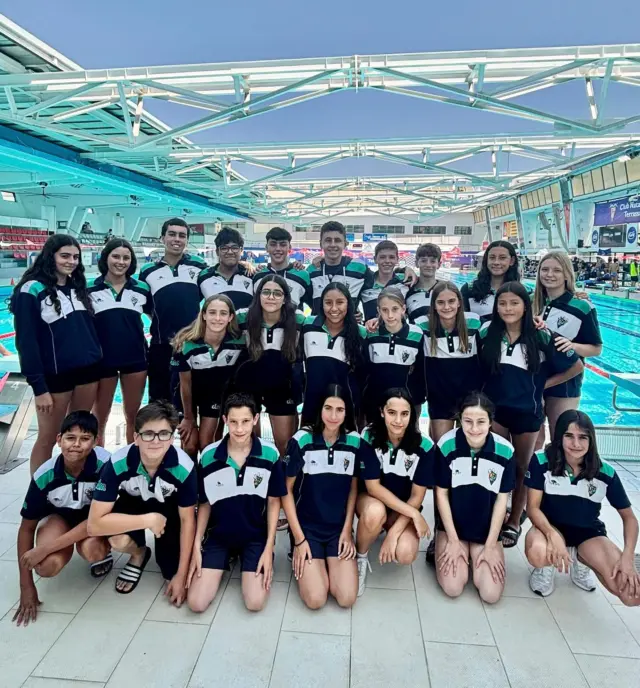 𝐂𝐎𝐏𝐀 𝐂𝐀𝐓𝐀𝐋𝐀𝐍𝐀 𝐁𝐀𝐒𝐄 𝐈𝐍𝐅𝐀𝐍𝐓𝐈𝐋

Ahir es va disputar a Terrassa la Copa Catalana Base Infantil de Natació – Grup A 🏊‍♀️

Els 🔟 millors clubs classificats a la Lliga Catalana Infantil de la temporada 24/25 van competir a la piscina de 50m del CN Terrassa 🏊‍♂️

El 𝐂𝐥𝐮𝐛 𝐄𝐬𝐩𝐨𝐫𝐭𝐢𝐮 𝐌𝐞𝐝𝐢𝐭𝐞𝐫𝐫𝐚𝐧𝐢 es va classificar en 𝟓𝐚 𝐩𝐨𝐬𝐢𝐜𝐢𝐨́, amb 642 punts 5️⃣

𝐄𝐧 𝐫𝐞𝐥𝐥𝐞𝐮𝐬:
🥈 4x100m estils mixt 4:25.54
Bruno Bernal, Íria Pérez, Jordi Vilardebó i Chiara Camesasca
🥉 8x50m lliure mixt 3:41.83
Bernal, Marques, Vilardebó, Bianchini, Matsumura, Pera, Perona i Camesasca

#cemediterrani  #natació
