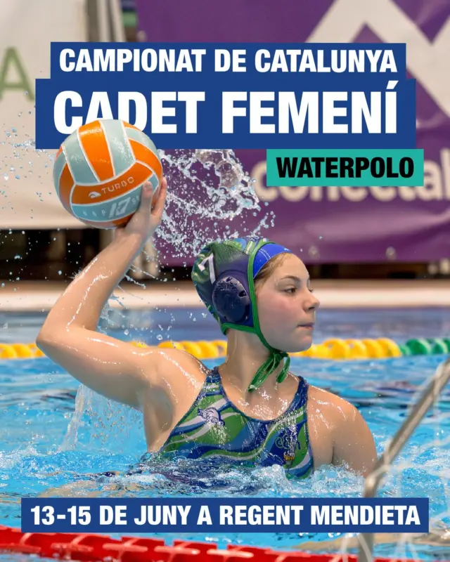 🤽‍♀️ Avui comença el Campionat de Catalunya de waterpolo cadet femení al Club Esportiu Mediterrani

📅 13, 14 i 15 de juny
📍 Regent Mendieta

𝐃𝐢𝐯𝐞𝐧𝐝𝐫𝐞𝐬 𝟏𝟑‌ 𝐝𝐞 𝐣𝐮𝐧𝐲 
𝐐𝐮𝐚𝐫𝐭𝐬 𝐝𝐞 𝐟𝐢𝐧𝐚𝐥 14‌:30 CN Sabadell - CN Mataró 15‌:45 CNAB - CN Terrassa 18‌:15 CE Mediterrani - UE d’Horta 17‌:00 CN Catalunya - CN Sant Andreu

𝐃𝐢𝐬𝐬𝐚𝐛𝐭𝐞 𝟏𝟒‌ 𝐝𝐞 𝐣𝐮𝐧𝐲 
𝐒𝐞𝐦𝐢𝐟𝐢𝐧𝐚𝐥𝐬 14‌:00 PQF1 - PQF2 15‌:15 PQF3 - PQF4 16‌:30 GQF1 - GQF2 17‌:45 GQF3 - GQF4

𝐃𝐢𝐮𝐦𝐞𝐧𝐠𝐞 𝟏𝟓 𝐝𝐞 𝐣𝐮𝐧𝐲 
𝐅𝐢𝐧𝐚𝐥𝐬 9‌:00 7è-8è 10‌:15 5è-6è 11‌:30 3r-4t 12‌:45 1r-2n

#cemediterrani #waterpolo